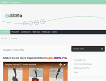 Tablet Screenshot of hetych.at